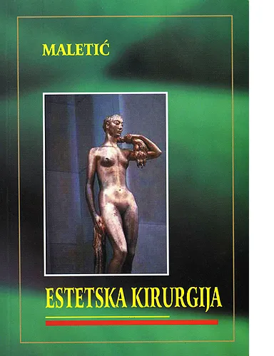Naslovnica knjige Estetska kirurgija, izdanje 2001., Poliklinika Maletić
